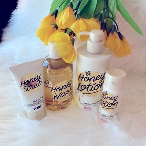 PINK by Victoria’s Secret’s Honey & Shea Butter Body Care Bundle